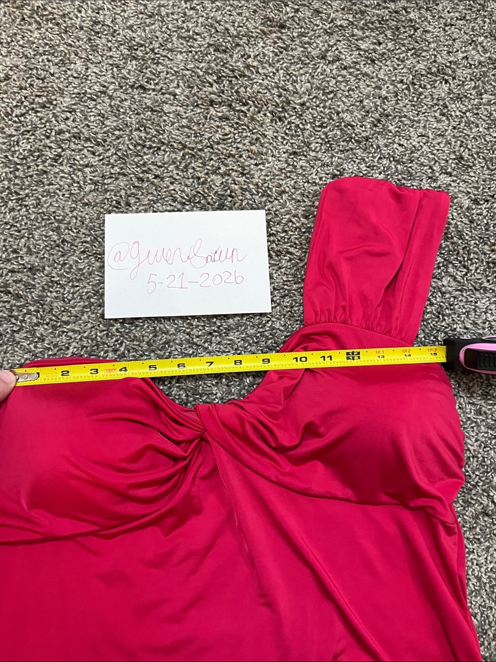 Express Body Contour One Shoulder Bodysuit - Picture 7 of 9